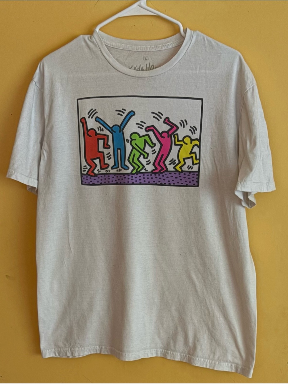 Keith Harding Dancing Men Relaxed Tee. Large.